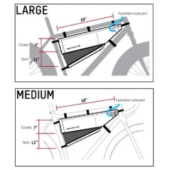 Blackburn Outpost Frame Bag - Bike Bag -Outdoor Camping Shop blackburn outpost frame bag bike bag detail 4