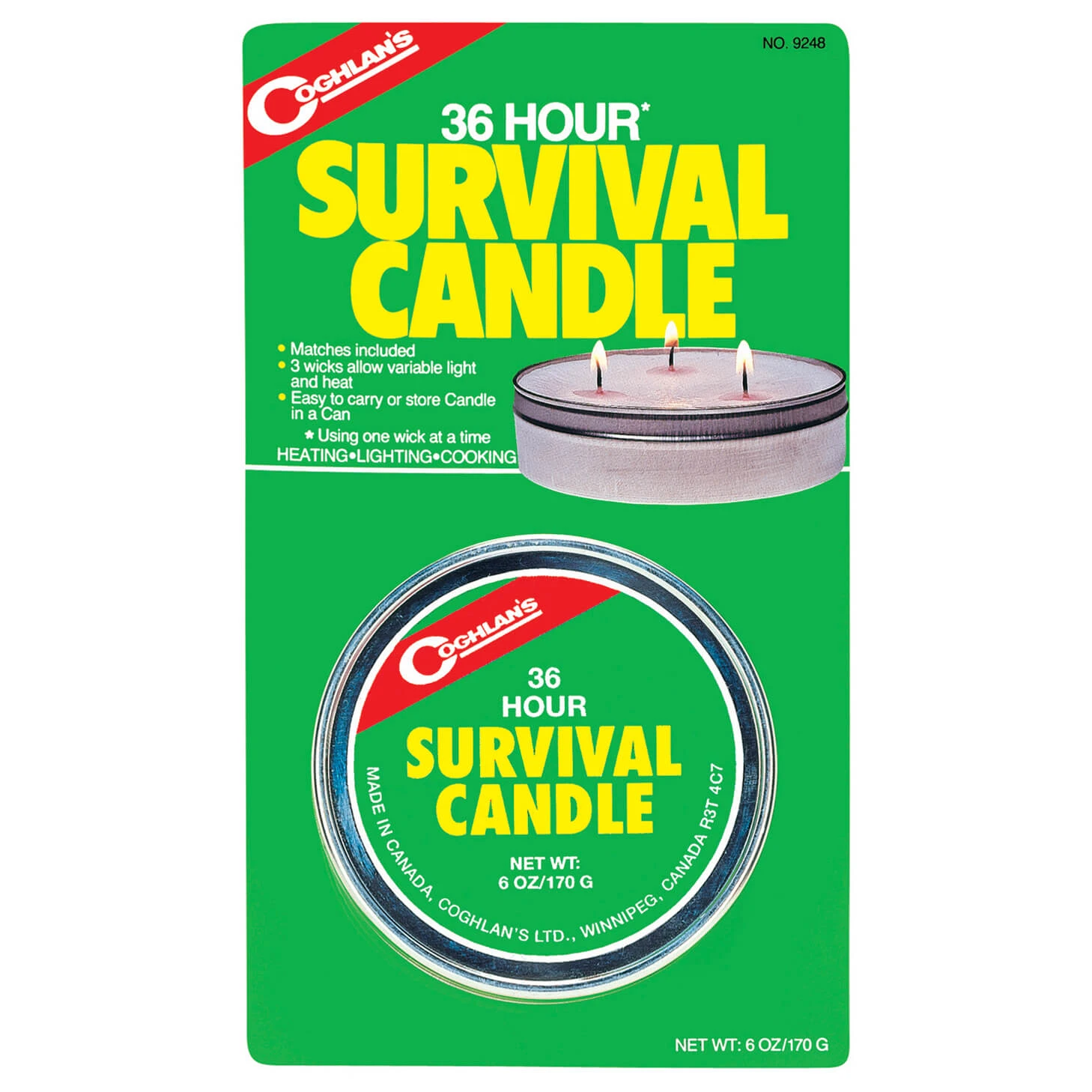 Coghlans Survival Kerze - Candle Lantern 4 Coghlans Survival Kerze - Candle Lantern - Image 2