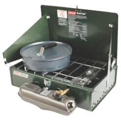 Coleman Benzinkocher 2-Flammen -Outdoor Camping Shop coleman benzinkocher 2 flammen detail 5