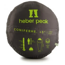 ConiferHe. +5°C - Synthetic Sleeping Bag 20 ConiferHe. +5°C - Synthetic Sleeping Bag -Outdoor Camping Shop heber peak coniferhe 5 c synthetic sleeping bag detail 9