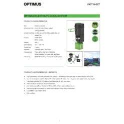 Optimus Elektra Black Edition - Gas Stove -Outdoor Camping Shop optimus elektra black edition gas stove detail 12