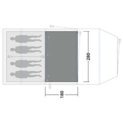 Outwell Flat Woven Carpet Parkdale 4PA - Tent Carpet -Outdoor Camping Shop outwell flat woven carpet parkdale 4pa tent carpet detail 2