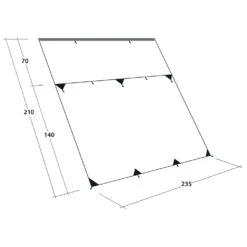 Outwell Hillcrest Tarp - Tarp -Outdoor Camping Shop outwell hillcrest tarp tarp detail 6