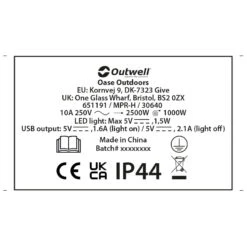 Outwell Mensa Mains 3Way Roller Kit W/ USB/Light 13 Outwell Mensa Mains 3Way Roller Kit W/ USB/Light -Outdoor Camping Shop outwell mensa mains 3way roller kit w usb light detail 6