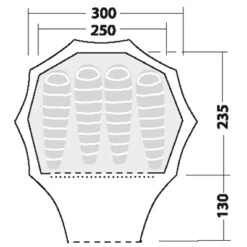 Robens Fairbanks - 4-person Tent -Outdoor Camping Shop robens fairbanks 4 person tent detail 3