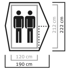SALEWA Micra II - 2-person Tent -Outdoor Camping Shop salewa micra ii 2 person tent bf detail 3