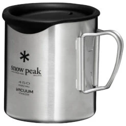 Snow Peak Double Mug 450 Silicone Lid - Lid -Outdoor Camping Shop snow peak double mug 450 silicone lid lid detail 3