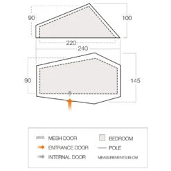 Vango F10 Hydrogen Air - 1-person Tent -Outdoor Camping Shop vango f10 hydrogen air 1 person tent detail 3