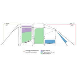 Evo TM V2 - 4-person Tent 17 Evo TM V2 - 4-person Tent -Outdoor Camping Shop zempire evo tm v2 4 person tent detail 7